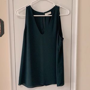 Babaton Maddox Blouse, Dark Green, Size Small